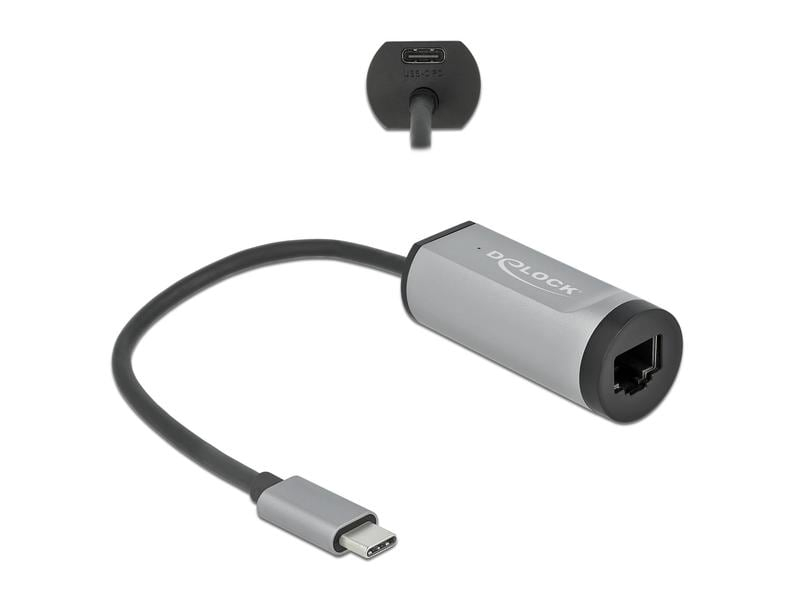 Delock Netzwerk-Adapter Gigabit LAN mit Power Delivery USB Typ-C