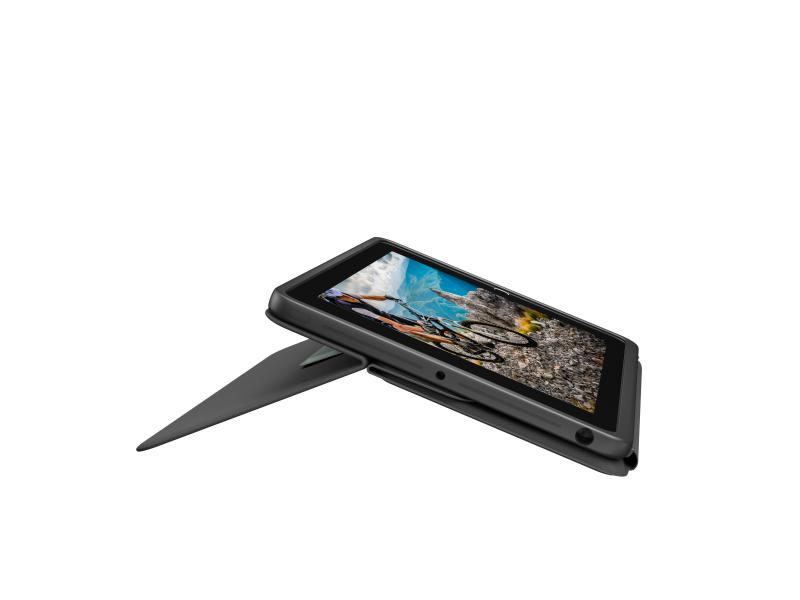 Logitech Tablet Tastatur Cover Rugged Folio iPad 10.2" (7. Gen.), Verbindungsmöglichkeiten: Smart Connector, Tastaturlayout: QWERTZ (CH), Kompatible Hersteller: Apple, Farbe: Schwarz, Bildschirmdiagonale: 10.2 ", Tablet Kompatibilität: iPad (7. Gen.), M