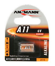 ANSMANN Alkaline Batterie A11,6 Volt,1er Blister