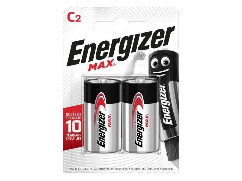Energizer Batterie Max Baby C 2 Stück