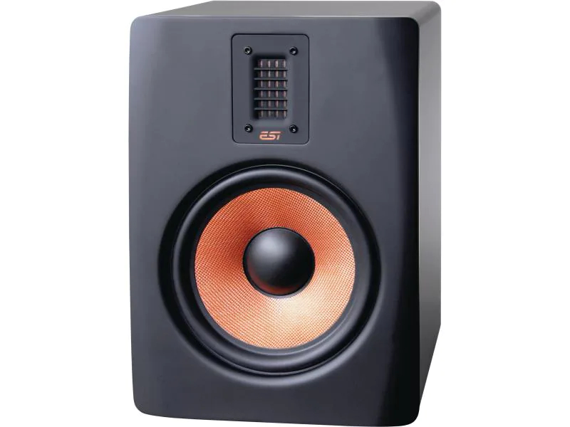 ESI Unik08+, Monitor Typ: Nearfield Monitor, Lautsprecher Wege: 2-Wege, Lautsprecher Kategorie: Aktiv, 4 eingebaute Standfüße: gummiert und separat höhenverstellbar
