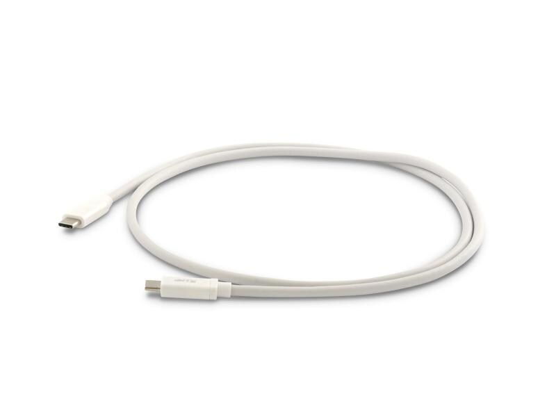 LMP USB 3.1-Kabel C - C 1 m, Kabeltyp: Anschlusskabel, Steckertyp Seite A: USB-C Stecker, Farbe: Weiss, Steckertyp Seite B: USB-C Stecker, USB Standard: 3.1 Gen 2 (10 Gbps), Länge: 1 m, Besondere Eigenschaften: Keine