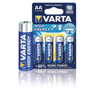 Varta Batterie Longlife Power AA 4 Stück, Batterietyp: AA, Verpackungseinheit: 4 Stück