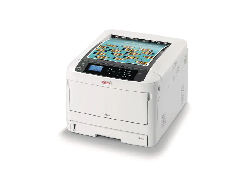 OKI C844dnw, Farblaser Drucker, A3, 36 Seiten pro Minute, Drucken, Duplex und WLAN