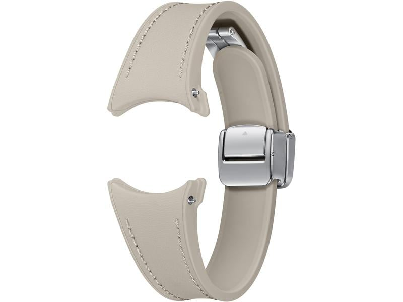 Samsung D-Buckle Eco Leather Band S/M Galaxy Watch 4/5/6 Etoupe, Farbe: Beige
