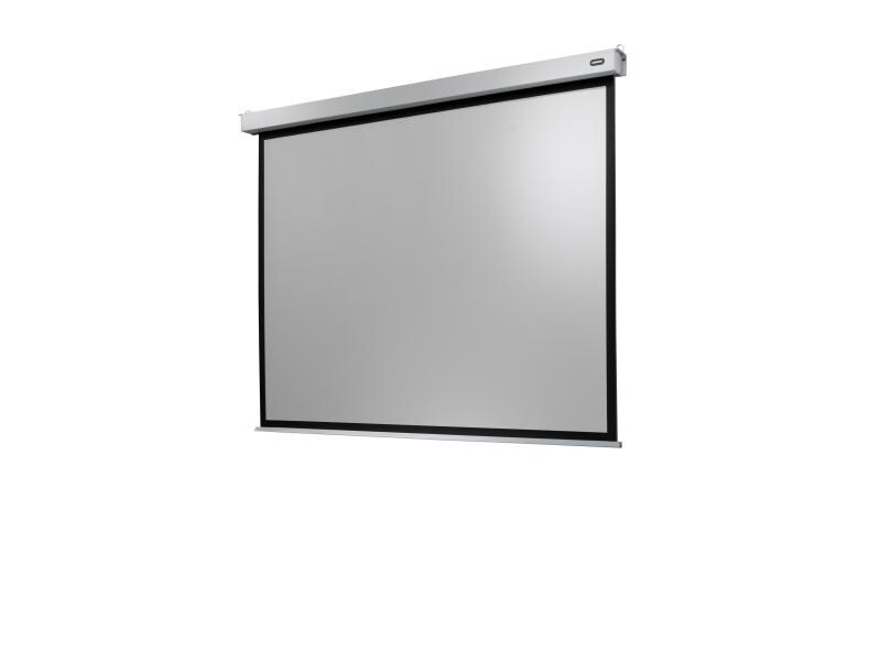 Celexon Motorleinwand Pro Plus 240x180 cm 4:3, Leinwandtyp: Motor-Leinwand, Bildbreite: 240 cm, Bildhöhe: 180 cm, Format: 4:3, Gewicht: 12 kg, Fernbedienung: Infrarot, Schwarzer Vorlauf: 4.5 cm, Tuchbreite: 248 cm, Tuch ca. 520 g/qm