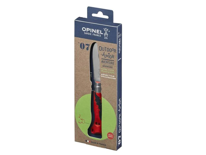 opinel Kindermesser N°7 Outdoor junior Rot