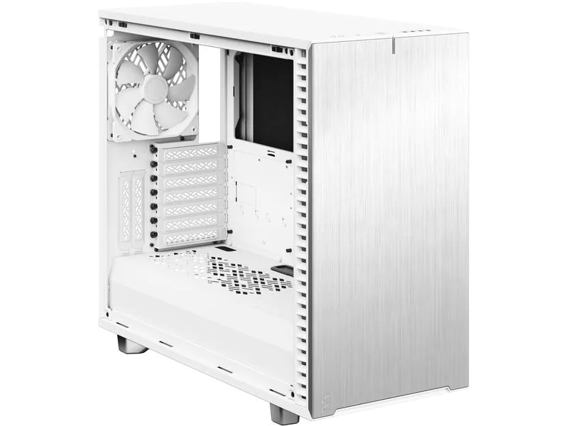 Fractal Design PC-Gehäuse Define 7 Weiss, Unterstützte Mainboards: E-ATX, ATX, Mini-ITX, Micro-ATX, Gehäuse Bauart: Mid-Tower, Detailfarbe: Weiss, Anzahl Lüfterplätze: 9, Sichtfenster: Nein, Netzteil vorinstalliert: Nein