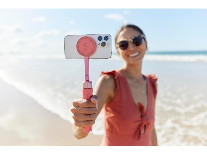 Shiftcam Selfie Stand SnapPod Rosa, Zubehörtyp Mobiltelefone: Selfie Stick, Detailfarbe: Rosa