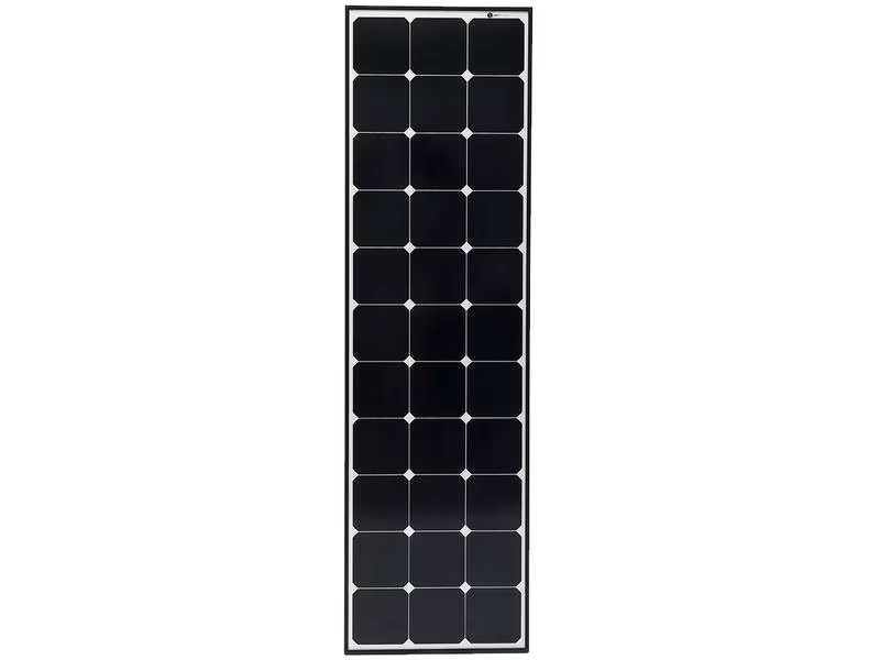WATTSTUNDE Solarmodul WS125SPS-L Daylight 125 W, Solarpanel Leistung: 125 W, Paneltyp: Flexibel, Rahmen: Schwarz