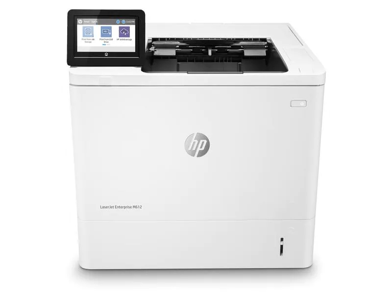 Hewlett-Packard HP LaserJet Enterprise M612dn, Schwarzweiss Laser Drucker, A4, 71 Seiten pro Minute, Drucken, Duplex
