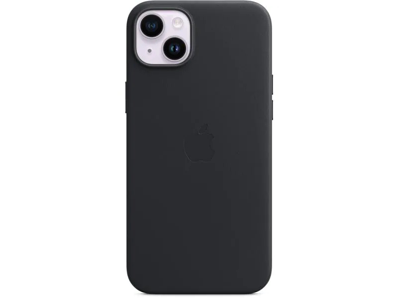 Apple Back Cover Leather Case mit MagSafe iPhone 14 Plus Schwarz