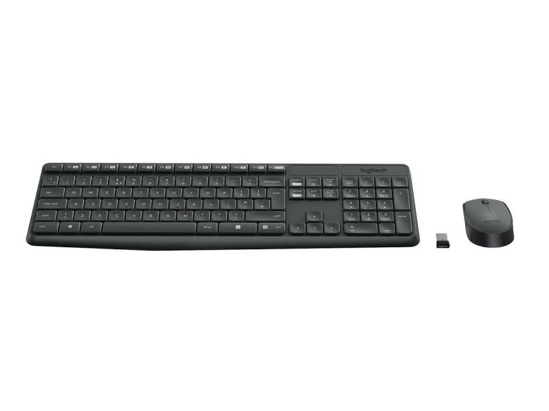 Logitech Wireless Tastatur-Maus-Set MK235 CH-Layout