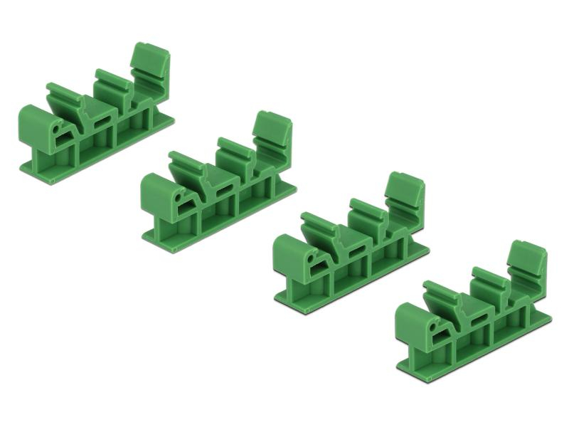 Delock Montageset Din-Rail Clip, 4er-Set für z.B. Raspberry Pi, Zubehörtyp: Befestigung