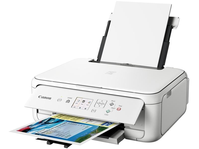 Canon Multifunktionsdrucker Pixma TS5151, Druckertyp: Farbig, Drucktechnik: Tintenstrahl, Total Fassungsvermögen Papierzuführungen: 120 Seiten, Mobildruck: Ja, Anzahl Papierzuführungen (maximal): 0, Druckgeschwindigkeit (farbig): 6.8 ppm