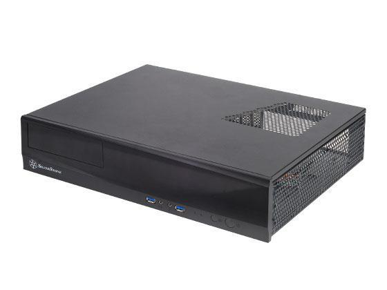 SilverStone Desktop Gehäuse SST-ML03B schwarz, 1x5.25", 2x3.5"/2.5" intern
