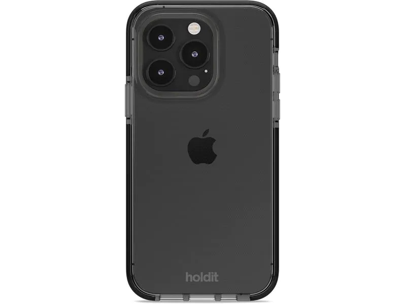 Holdit Back Cover Seethru iPhone 14 Pro Schwarz