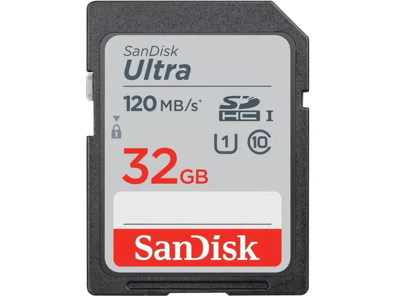 SANDISK ULTRA 32GB SDHC MEMORY CARD 120MB/S  NMS NS MEM