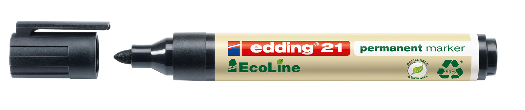 EDDING Permanent Marker 21 1.5-3mm 21-1 schwarz