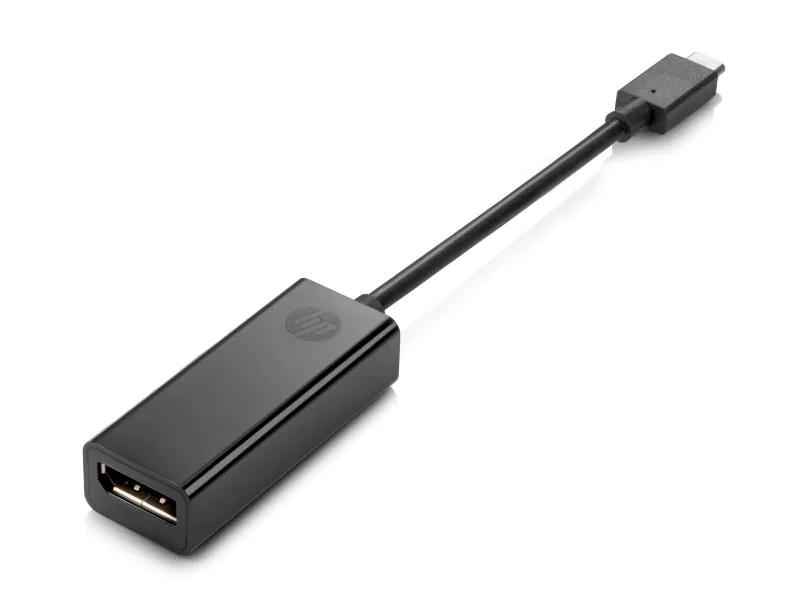 HP USB-C zu DisplayPort Adapter N9K78AA, Typ: Adapter, Videoanschluss Seite A: USB Type-C, Videoanschluss Seite B: DisplayPort