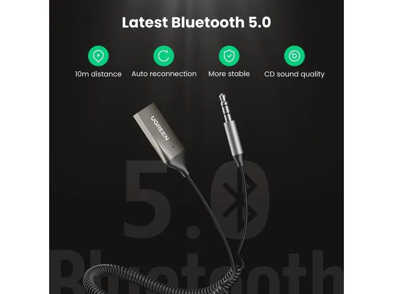 Ugreen Adapter Bluetooth Audioempfänger, Zubehörtyp: Adapter