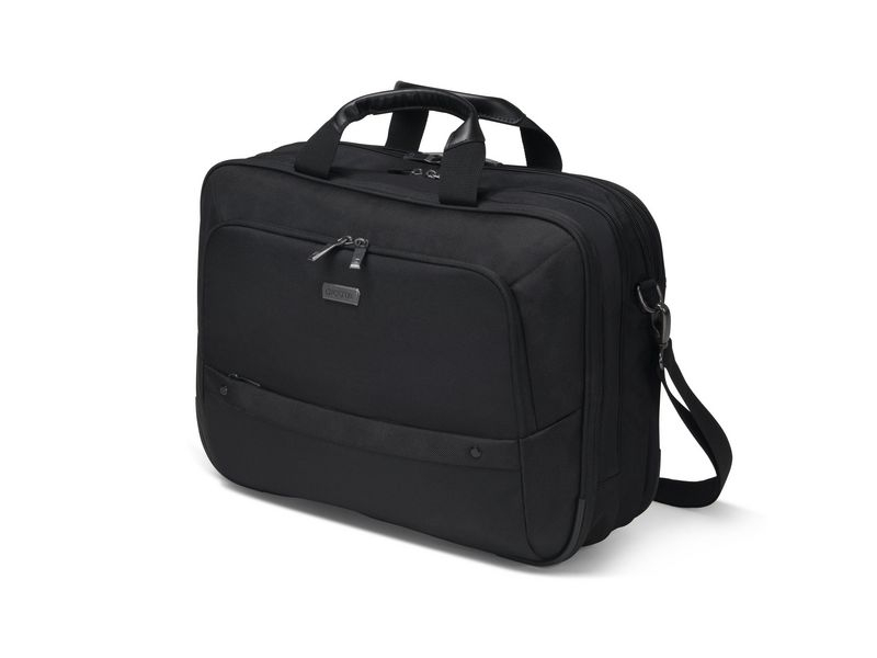 DICOTA Eco Top Traveller Twin SELECT 14-15.6 inch, black, recycled PET, device max. 380 x 265 x 35 mm