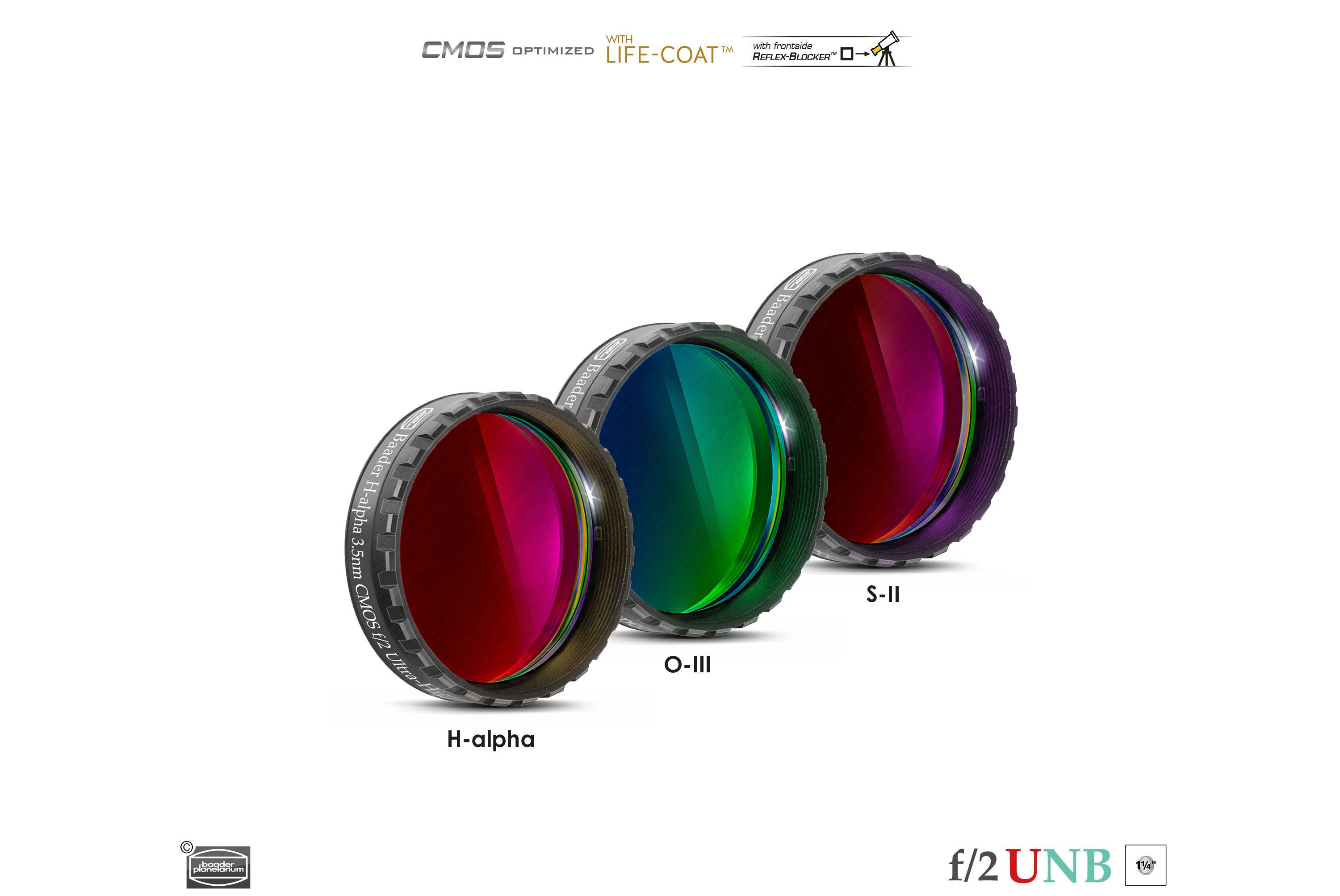 Baader Schmalband Satz (3.5/4nm) 1.25"