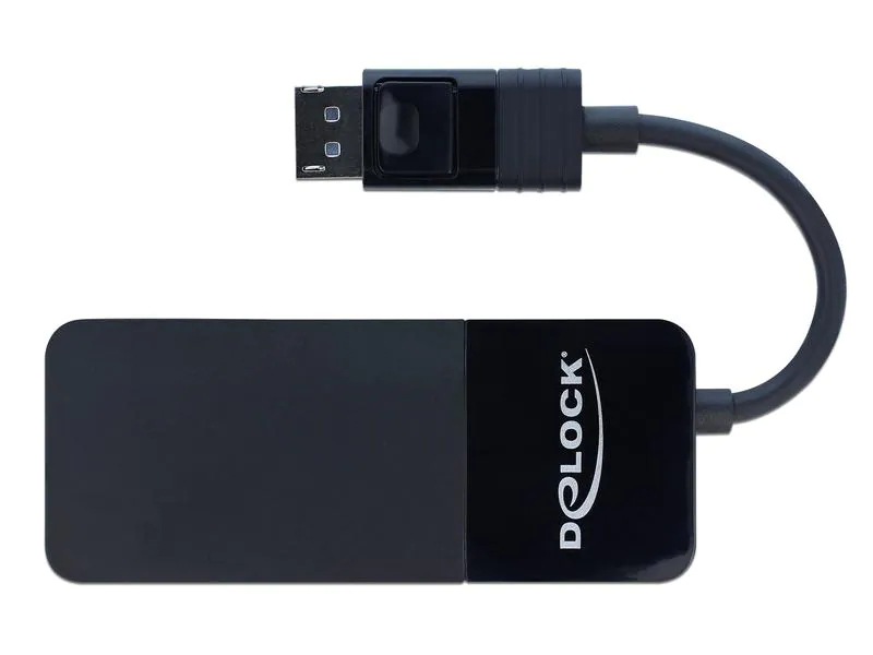 Delock Multiadapter DisplayPort - 3xHDMI, MST support, Kabeltyp: Multiadapter, Videoanschluss Seite A: DisplayPort, Videoanschluss Seite B: HDMI