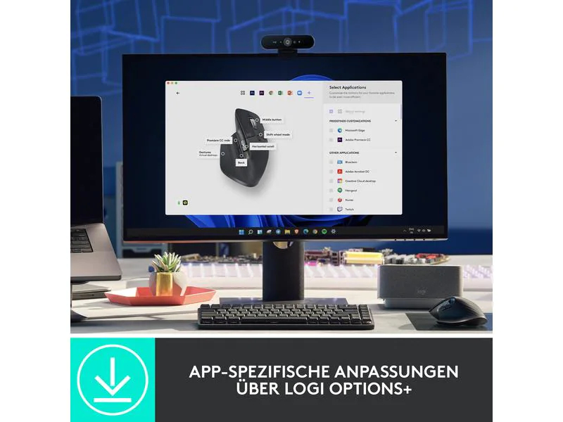Logitech Maus MX Master 3S Graphite